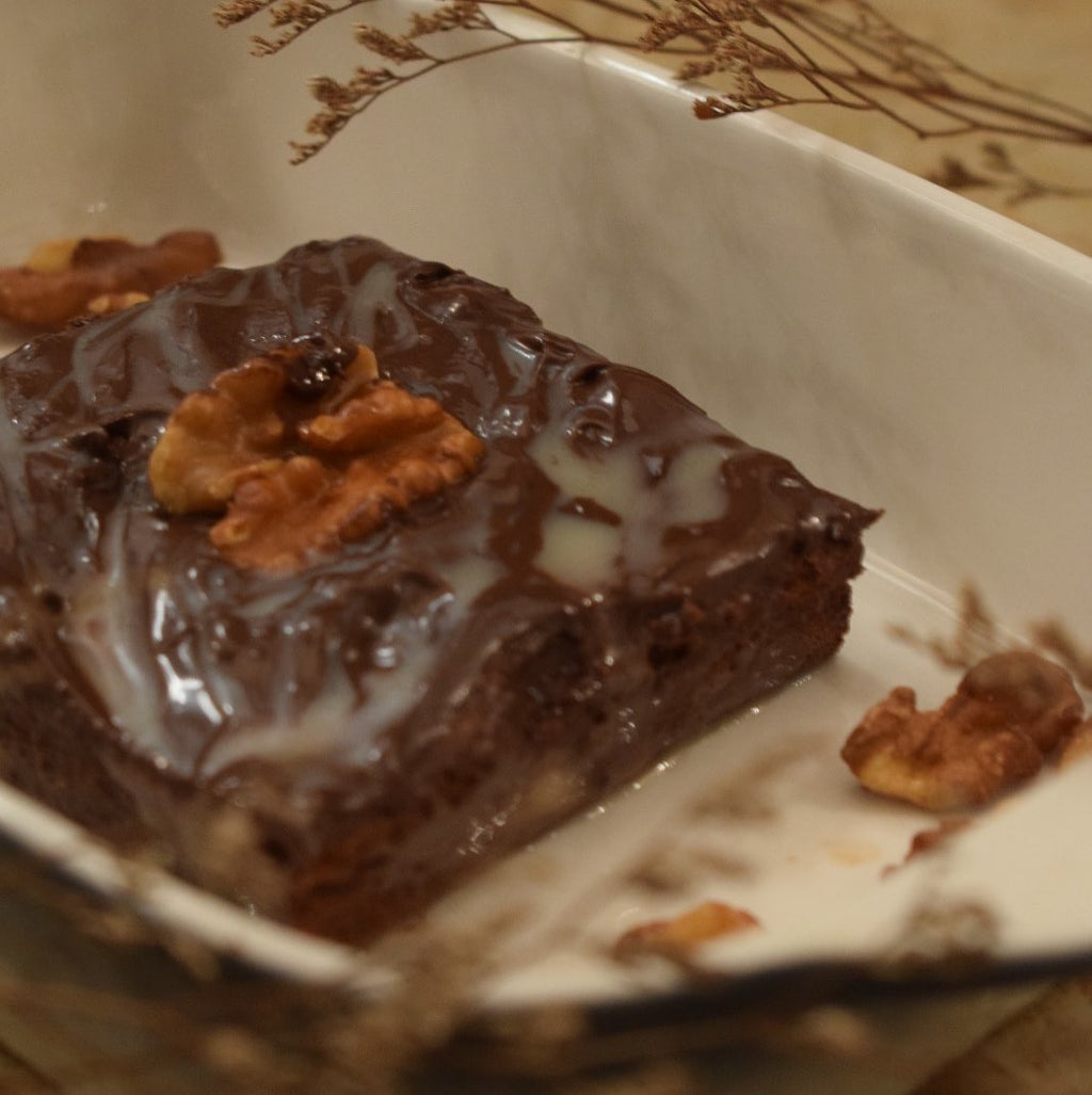 NUTTY FUDGE BROWNIE | THECHOCOLATEDAZE