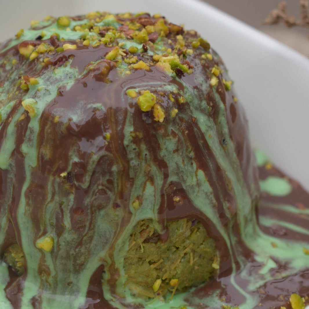 PISTACHIO KUNAFA CHEESEBOMB | THECHOCOLATEDAZE