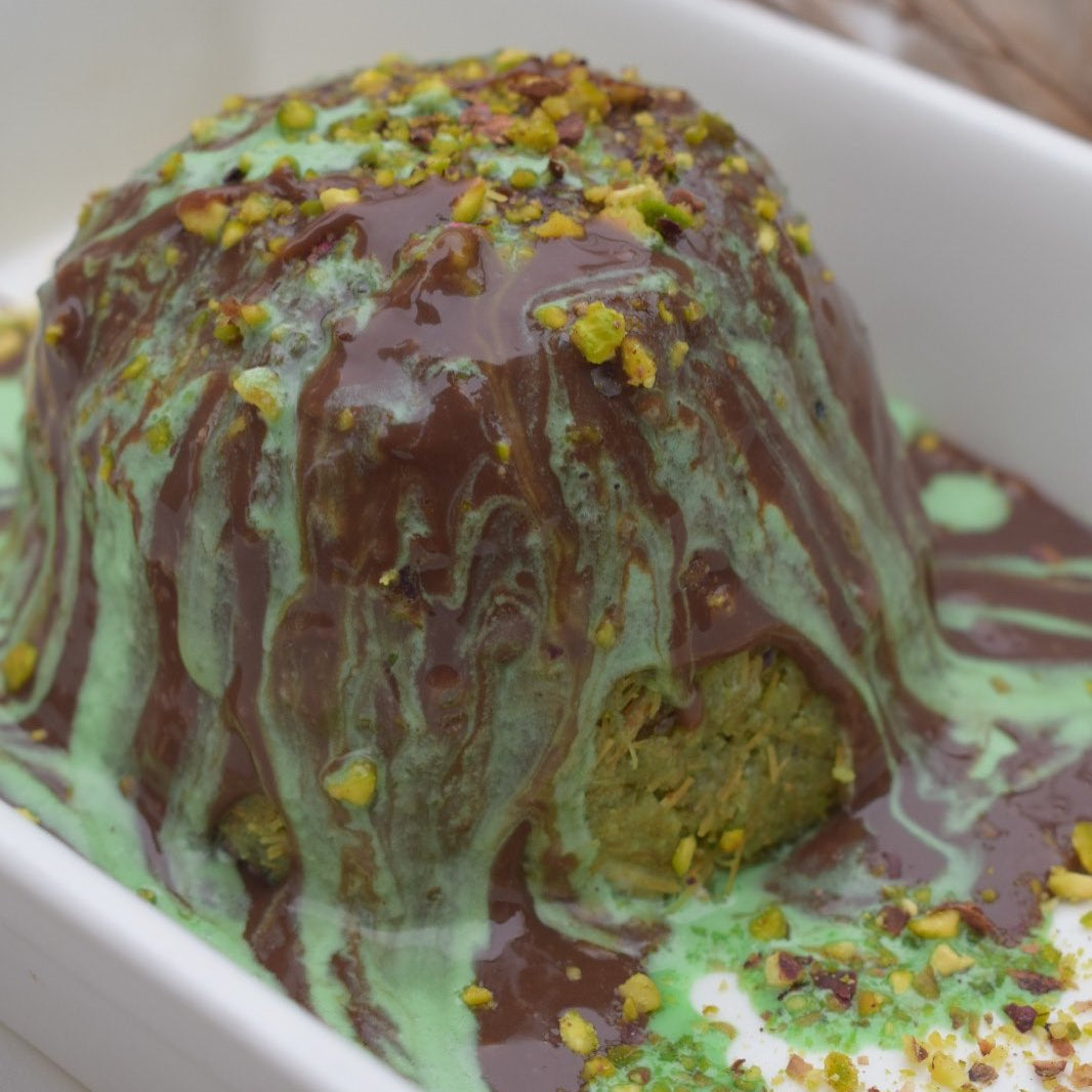 PISTACHIO KUNAFA CHEESEBOMB | THECHOCOLATEDAZE
