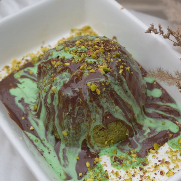 PISTACHIO KUNAFA CHEESEBOMB | THECHOCOLATEDAZE
